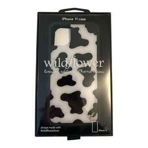 Wildflower Cow Print Case